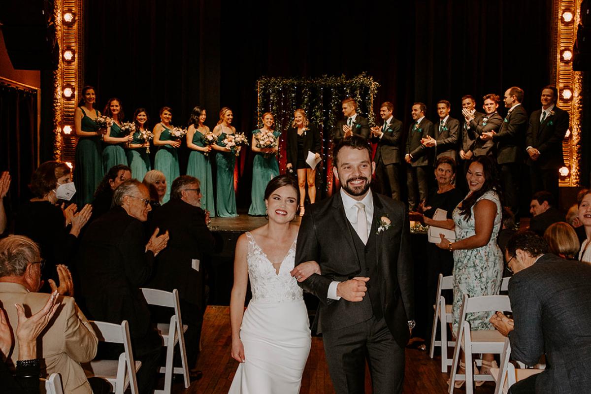 Unique Ceremony and Reception Layouts at The Woodward Theater